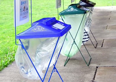 pavilion compost setup